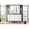 James Martin Vanities Addison 60in Single Vanity, Glossy White w/ 3 CM Ethereal Noctis Top E444-V60S-GW-3ENC - alternate 5